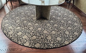 lot 105 image: Remarkable Round Area Rug