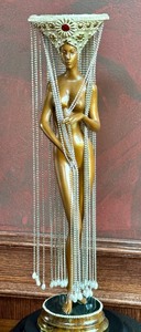 lot 6 image: Erte (1892-1990) 1 Bronze Art Deco Sculpture  Erte Monaco 1990 Chalk & Vermillion and Sevenarts