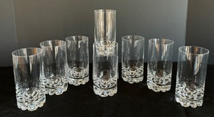 lot 174 image: Set of 8 Orrefors Crystal Erik Tumblers