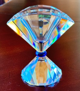 lot 163 image: Swarovski Selection Petit Crystal Vase, Retired