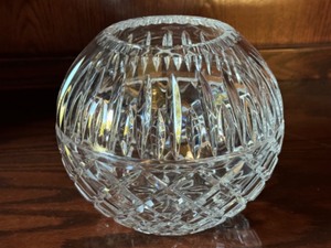 lot 276 image: Gorgeous Rounded Bottom Crystal Vase  Bowl