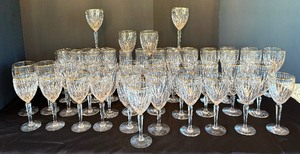 lot 246 image: Lenox Ambassador Stemware  Lenox Ambassador Wine, Water and Champagne Stemware