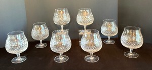 lot 244 image: Set of Eight Chatsworth Full Lead Crystal Brandy Snifters
