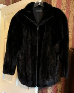 lot 204 image: Zip Front Fur Coat by Revillon
