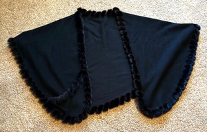 lot 207 image: Fur Accented Shawl
