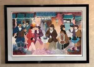 lot 222 image: Cafe Dorrego Limited Edition Serigraph by Zule Moskowitz