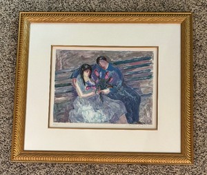 lot 59B image: First Love Limited Edition Serigraph by Barbara Wood