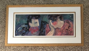 lot 108B image: Framed Lovely Limited Edition Print by Barbara Wood