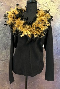 lot 294 image: Tesori Shirt with Feather Details