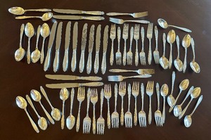 lot 9C image: Vintage International Sterling Silver Prelude Flatware Set