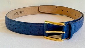lot 382 image: Karoo Classics Genuine Ostrich Leather Belt