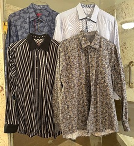 lot 198E image: Four Extra Large Mens Marcello Sport Button Up Shirts