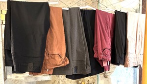 lot 320 image: Six Pairs of Mens Size 40 Pants by Ceramica and Marcello