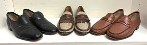 lot 365 image: Three Pairs of Mens Size 10 Mens Shoes by Mezlan, Bally and Antonio Andrea