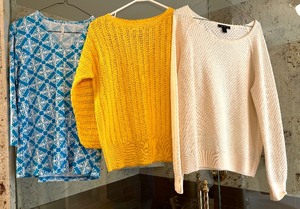 lot 395 image: Three Size Medium Womens Shirts by St. John and Lulu B