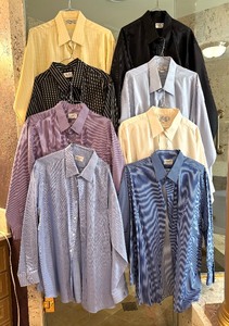 lot 93E image: Eight Mens XL Button Up Shirts by Princeton and Simpson Sin Tailor