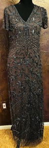 lot 314A image: Evening Dress by Pisarro Nights in Gray with Embellishments
