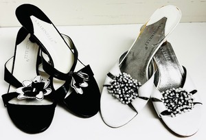 lot 315A image: Two Beautiful Pair of Shoes by A. Marinella in Black and White