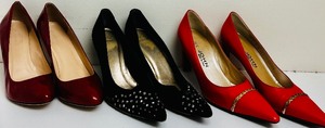lot 319A image: Stunning Shoes by St John Including Red and Black with Rhinestones