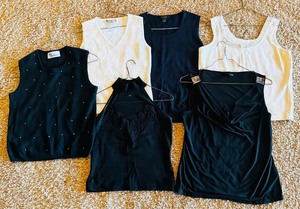 lot 383A image: Womens Sleeveless and Tank Tops by St John, Tribal, Cache, Mili Designs and Joseph A.