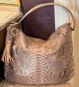 lot 421A image: GHIBLI Genuine Python Handbag