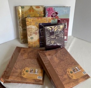 lot 48 image: New Old Stock PHOTO ALBUMS Various Sizes and Covers - Qty 6