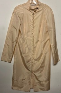 lot 197 image: Victor Victoria Lightweight Nylon Trench Coat Mesh Lined Spring Ladies Coat Sz S