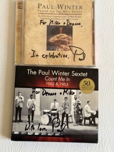 lot 286 image: Signed CDS by Paul Winter, Willie Akins, Jim Cohen and the Paul Winter Sextet