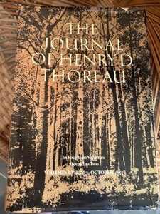 lot 344 image: The Journal of Henry D. Thoreau, Volumes VIII-XIV November, 1855-1861