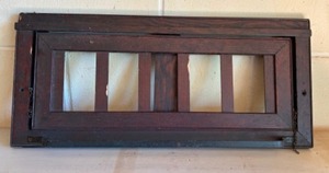 lot 439 image: Antique Victorian Kitchen Dish-Rack Drying Foldout Shelf Towel Rack Mahogany