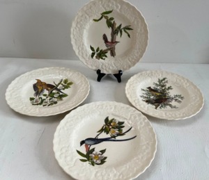 lot 414 image: Vintage ALFRED MEAKIN Audubon Birds of America Dinner Decorative Porcelain PLATES - Qty 4