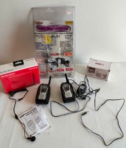 lot 333 image: COLUMBIA GM18-SVP 2 Way Radio, Futustar & Nixon Portable Speakers New
