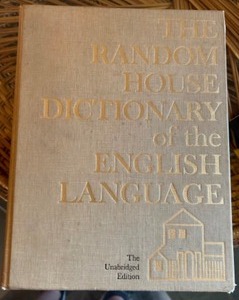 lot 313 image: The Random House Dictionary of the English Language, Random House 1966