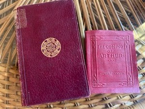 lot 311 image: Antique Leather Embossed Decorative BOOKS by R. L Stevenson & Tennyson