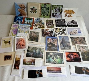 lot 236 image: New Huge Lot of NEW Unused CARDS Museum Quality and Artisan Cards W Envelopes - Qty 40