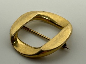 lot 291 image: Vintage 14K Gold Modernist Pin Brooch 7.7grms