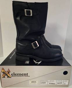lot 25 image: Mens X-Element Harness Motorcycle Leather Boots