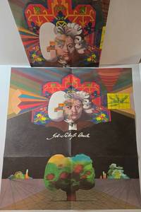lot 16 image: 1971 The Biggs Bach Vinyl Record wOriginal Poster by Milton Glaser 