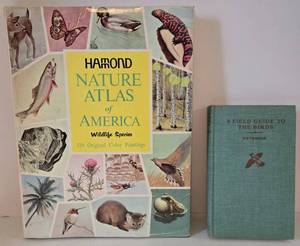 lot 107 image: 1968 A Field Guide to the Birds & Hammond Nature Atlas Wildlife 