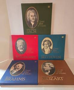lot 110 image: Time Life Great Men of Music - 5 Different Composers LPs 