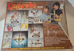 lot 111 image: Vintage CAPSELA Motorized Land & Water Model Set 