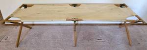lot 100 image: Vintage Folding Army Style Camping Cot