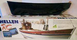 lot 133 image: 1997 Artesania Latina Hellen RC Coastal Boat Model Kit