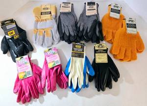 lot 173 image: Variety of NEW Work and Garden Gloves 