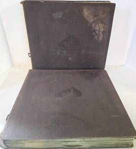 lot 188 image: Antique 78 RPM Victrola Records in Storage Albums