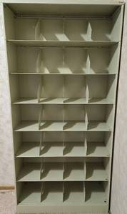 lot 204 image: DATAM Metal Storage Compartment Shelving