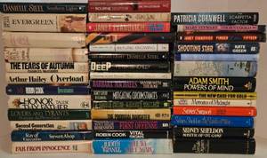 lot 247 image: Lot of 40 Hardcover Novel Books