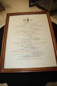 Wall Art - Religious Quotes , Wood Frame