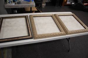 Lot of (3) Picture Frames (1) 20-12x24-12, (1) 20-12x24-12, (1) 20x24