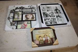 Lot of (3) Collage Picture Frames (1) 13x14, (1) 14-12x12-12, (1) 7-12x9